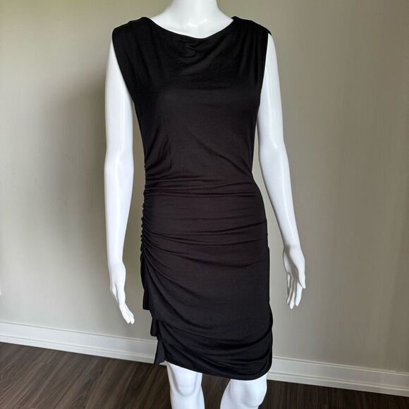Kain Label Black Side Ruched Dress - Picture 3 of 7